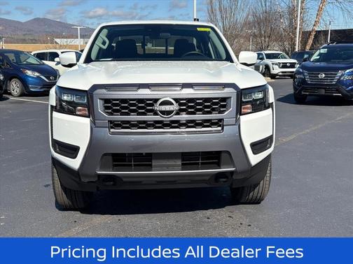 Glacier White 2026 Nissan Frontier SV