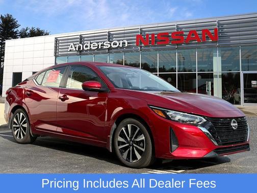 Scarlet Ember Tintcoat 2025 Nissan Sentra SV