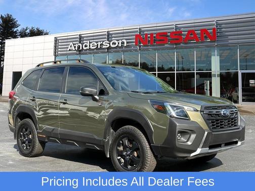 Autumn Green Metallic 2023 Subaru Forester Wilderness