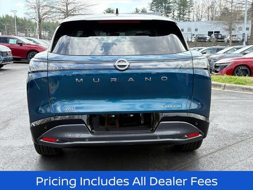 Aurora Blue Pearl Metallic/Super Black 2026 Nissan Murano Platinum