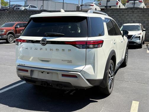 Pearl White Tricoat 2023 Nissan Pathfinder Platinum 4WD