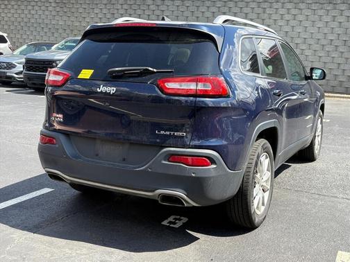 True Blue Pearlcoat 2016 Jeep Cherokee Limited