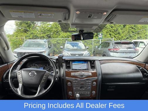 Pearl White Tricoat 2019 Nissan Armada Platinum