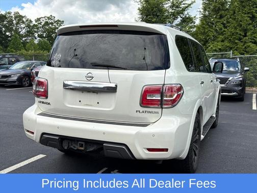 Pearl White Tricoat 2019 Nissan Armada Platinum