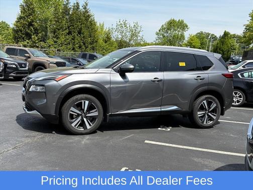 Gun Metallic 2023 Nissan Rogue Platinum