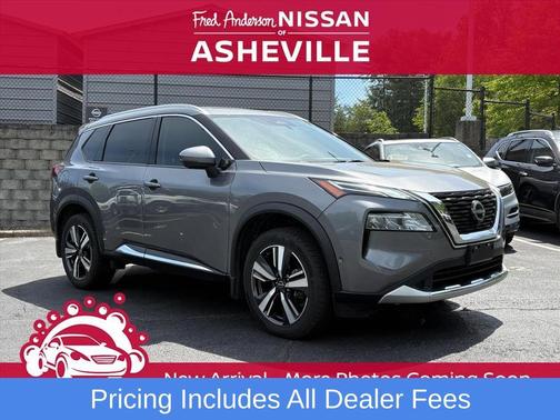 Gun Metallic 2023 Nissan Rogue Platinum