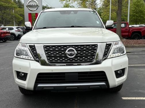 Pearl White 2018 Nissan Armada Platinum