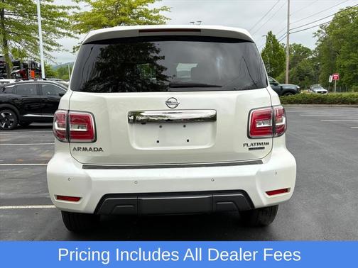 Pearl White 2018 Nissan Armada Platinum
