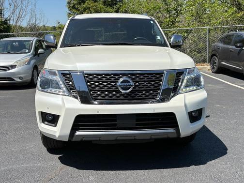 Pearl White 2018 Nissan Armada Platinum
