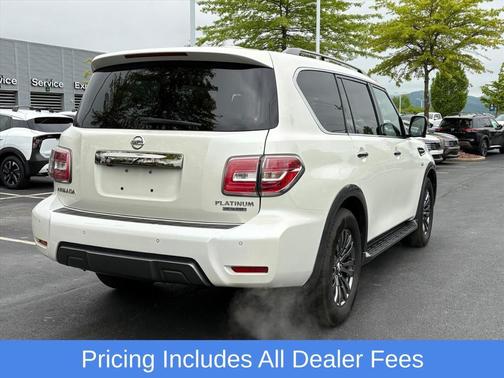 Pearl White 2018 Nissan Armada Platinum