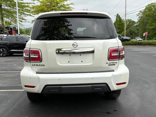 Pearl White 2018 Nissan Armada Platinum