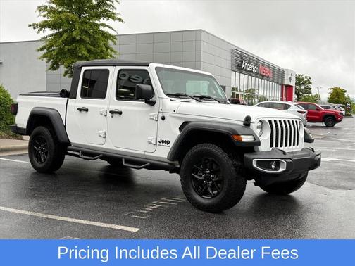 Bright White Clearcoat 2023 Jeep Gladiator Sport S