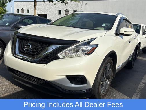 Pearl White 2017 Nissan Murano Platinum