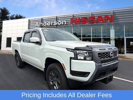 Glacier White 2025 Nissan Frontier SV