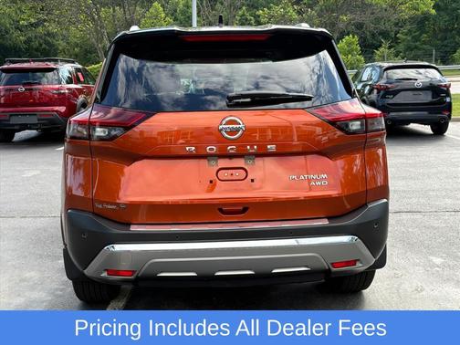 Sunset Drift Chromaflair/Super Black 2021 Nissan Rogue Platinum