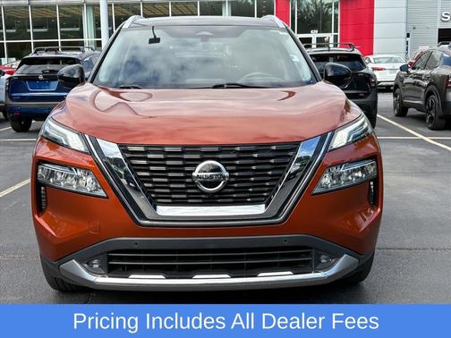 Sunset Drift Chromaflair/Super Black 2021 Nissan Rogue Platinum