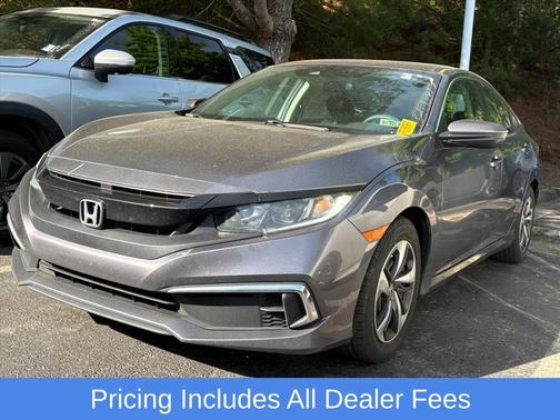 Modern Steel Metallic 2020 Honda Civic LX