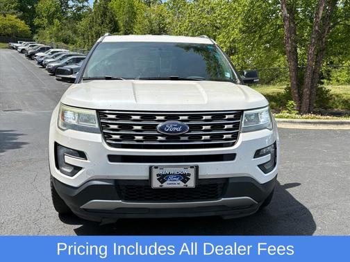 WHITE PLATINUM MET TRI-COAT 2017 Ford Explorer XLT