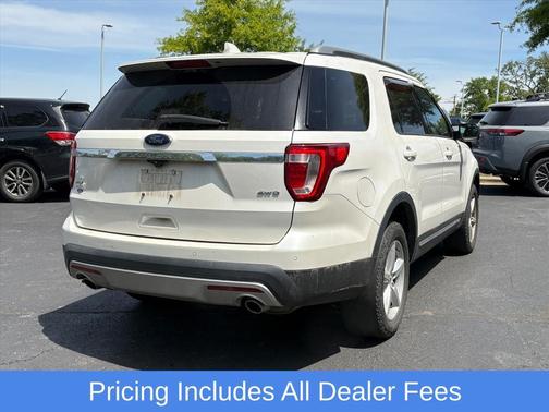 WHITE PLATINUM MET TRI-COAT 2017 Ford Explorer XLT