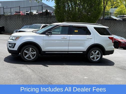 WHITE PLATINUM MET TRI-COAT 2017 Ford Explorer XLT