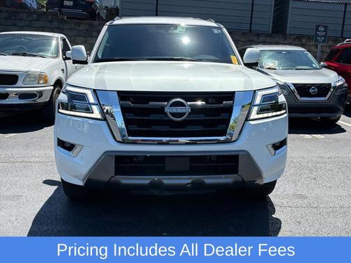 Aspen White TriCoat Pearl 2022 Nissan Armada SL 4WD