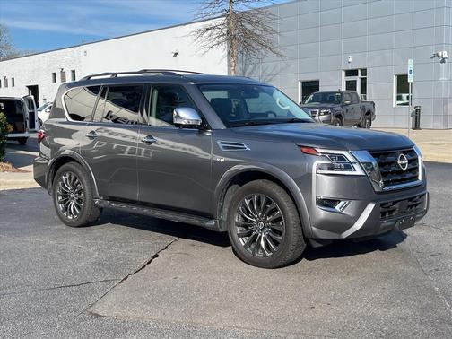 Gun Metallic 2021 Nissan Armada Platinum 4WD