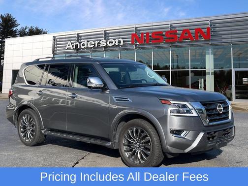 Gun Metallic 2021 Nissan Armada Platinum 4WD