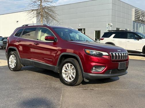 Velvet Red Pearlcoat 2019 Jeep Cherokee Latitude