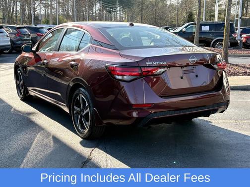 Rosewood Metallic 2024 Nissan Sentra SV