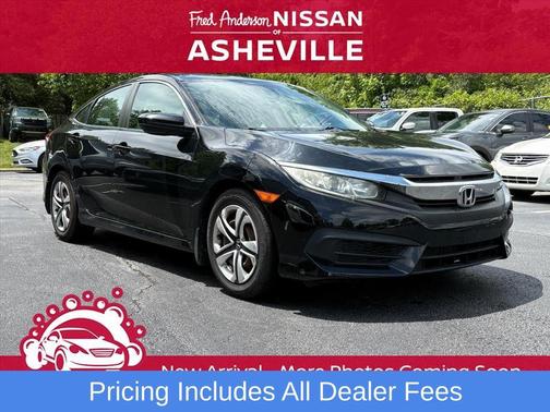 Crystal Black Pearl 2016 Honda Civic LX