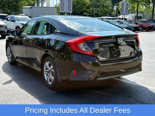 Crystal Black Pearl 2016 Honda Civic LX