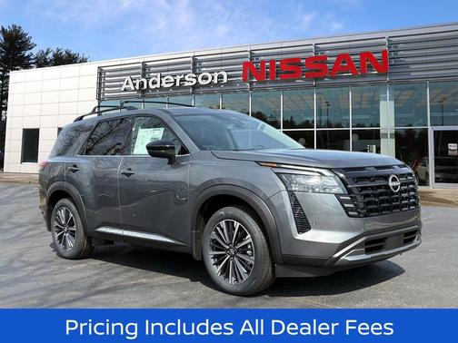 Gun Metallic 2026 Nissan Pathfinder Platinum