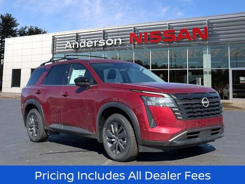 Scarlet Ember Tintcoat 2026 Nissan Pathfinder SV