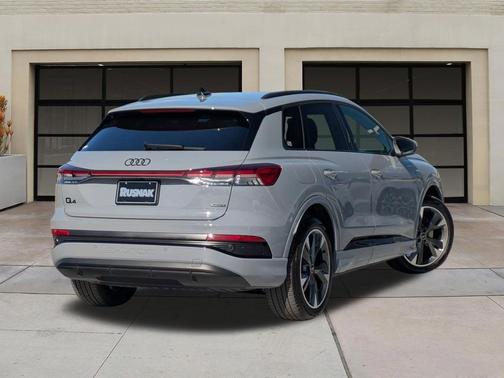 Pebble Gray 2025 Audi Q4 e-tron Premium 55 quattro