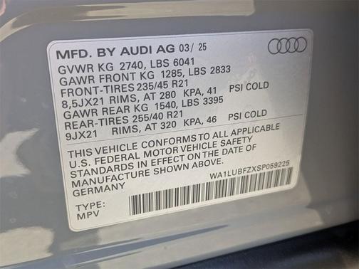 2025 Audi Q4 e-tron Premium Plus 55 quattro