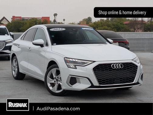 Glacier White Metallic 2023 Audi A3 Premium