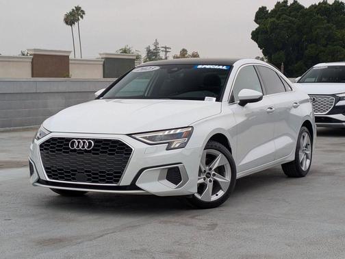 Glacier White Metallic 2023 Audi A3 Premium