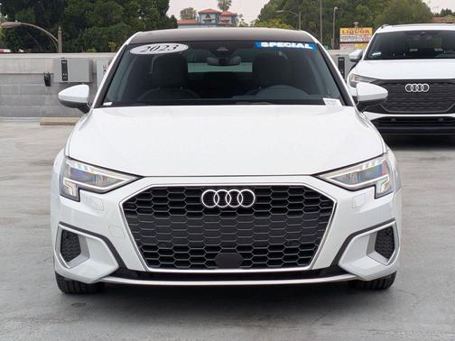 Glacier White Metallic 2023 Audi A3 Premium