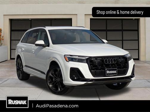 Glacier White Metallic 2025 Audi Q7 55 Premium Plus