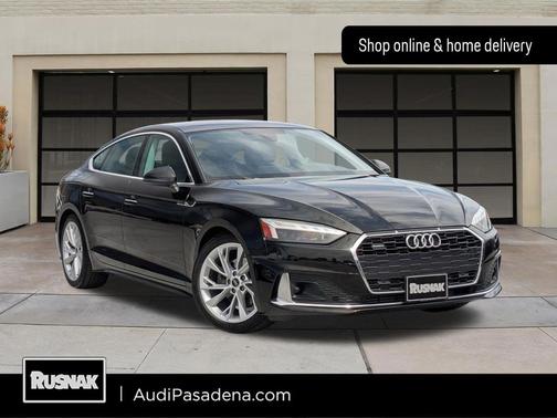 Mythos Black Metallic 2023 Audi A5 Sportback Premium
