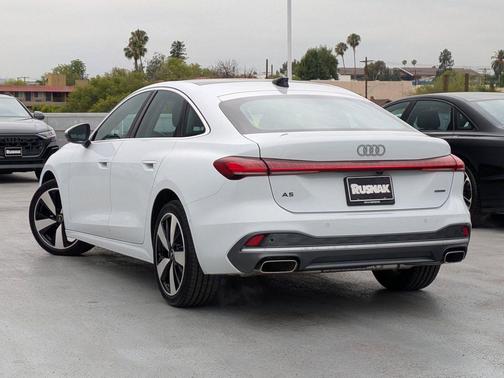 Glacier White Metallic 2025 Audi A5 Premium TFSI quattro S tronic