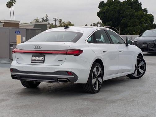 Glacier White Metallic 2025 Audi A5 Premium TFSI quattro S tronic