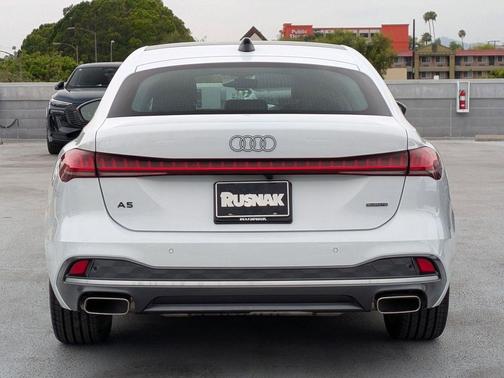 Glacier White Metallic 2025 Audi A5 Premium TFSI quattro S tronic