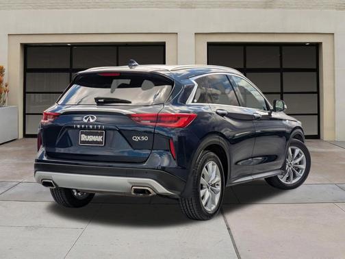 Hermosa Blue 2021 INFINITI QX50 LUXE