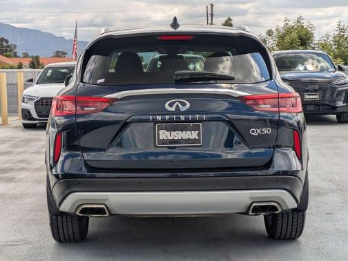 Hermosa Blue 2021 INFINITI QX50 LUXE