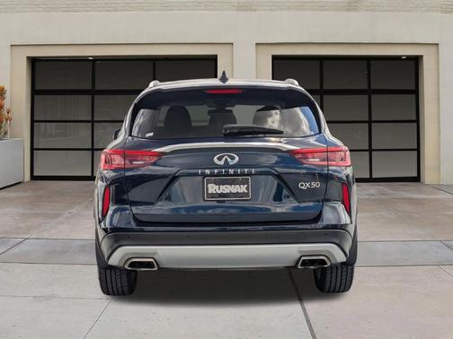 Hermosa Blue 2021 INFINITI QX50 LUXE