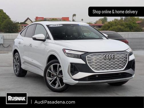 Glacier White Metallic 2023 Audi Q4 e-tron Premium Plus 50 quattro