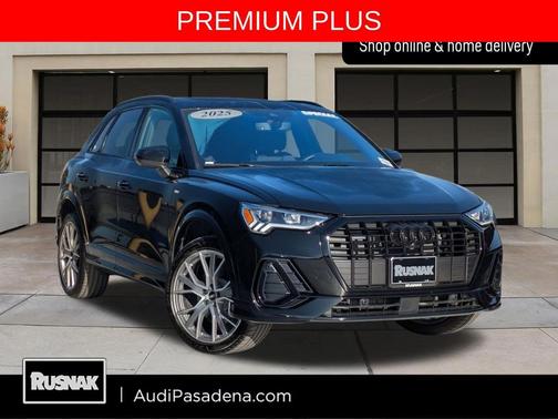 Mythos Black Metallic 2025 Audi Q3 45 S line Premium Plus