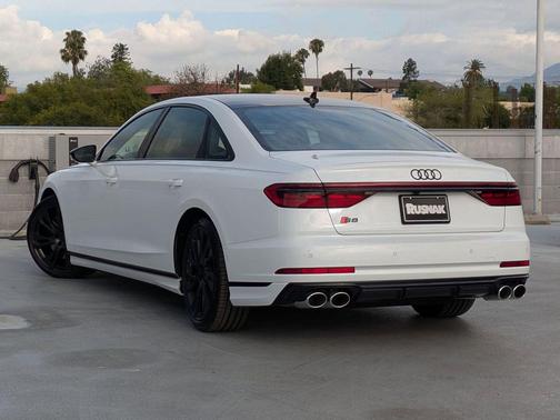 glacier white metallic 2026 Audi S8 4.0T