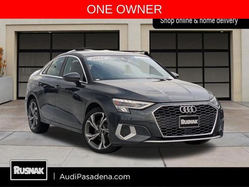 Manhattan Gray Metallic 2022 Audi A3 Premium Plus